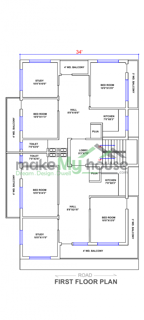 east facing house design