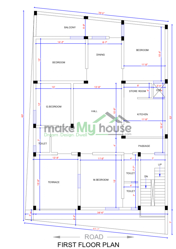 38X60 Floor Plan