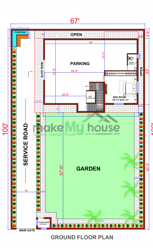 modern house plan india