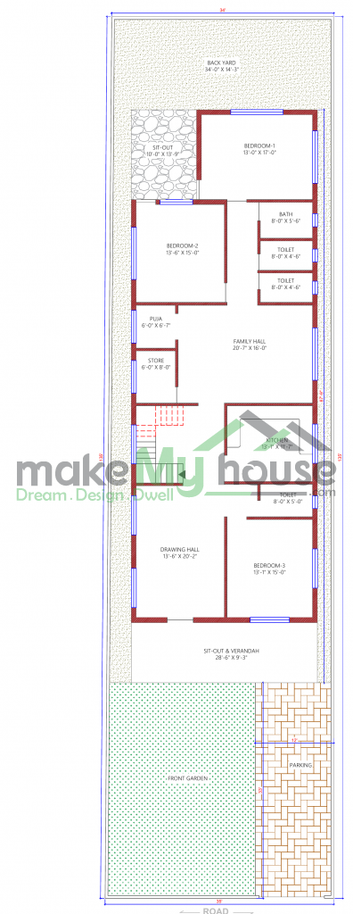 architecture drawing house plan