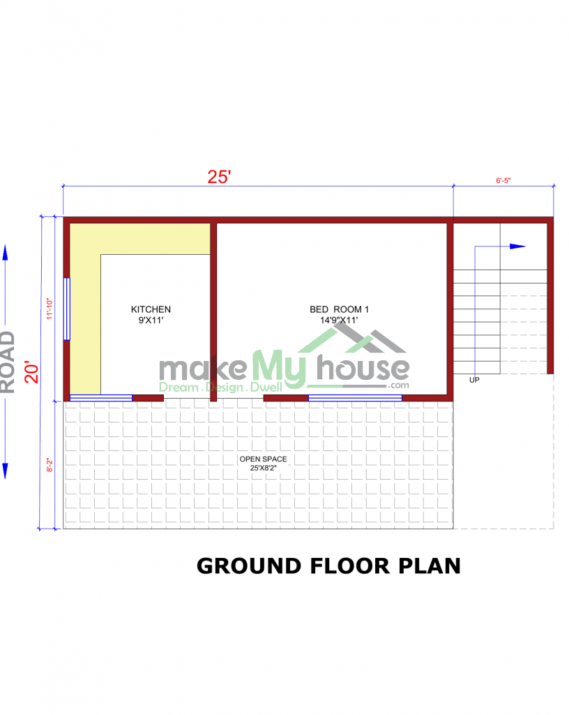 20x25 Floor Plan