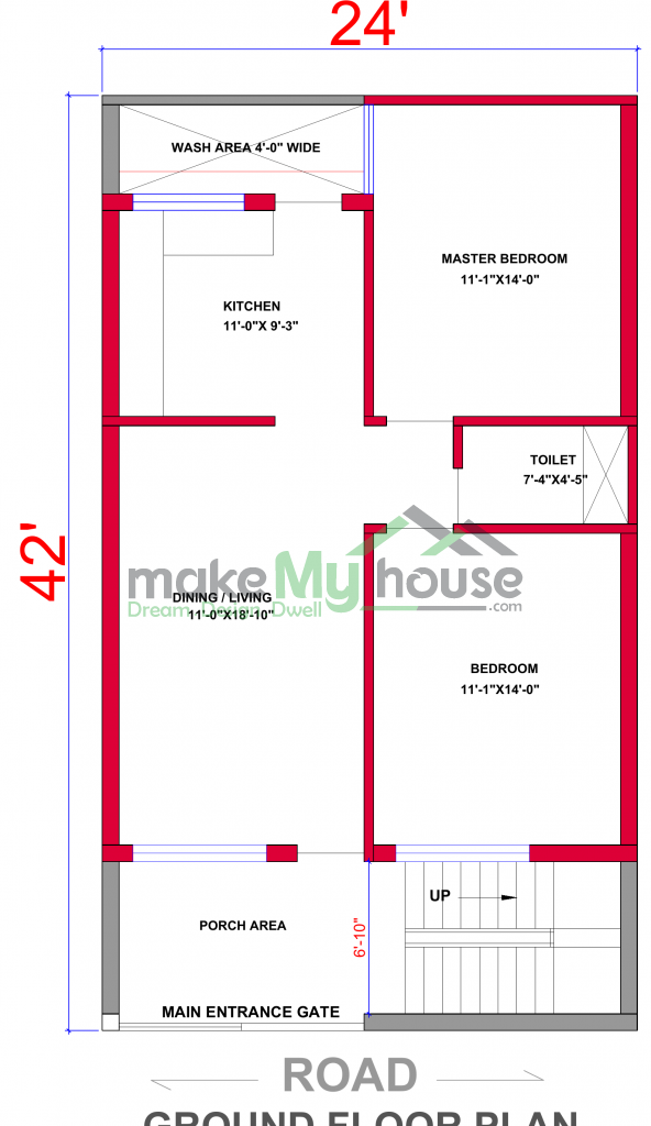 simple house floor plan