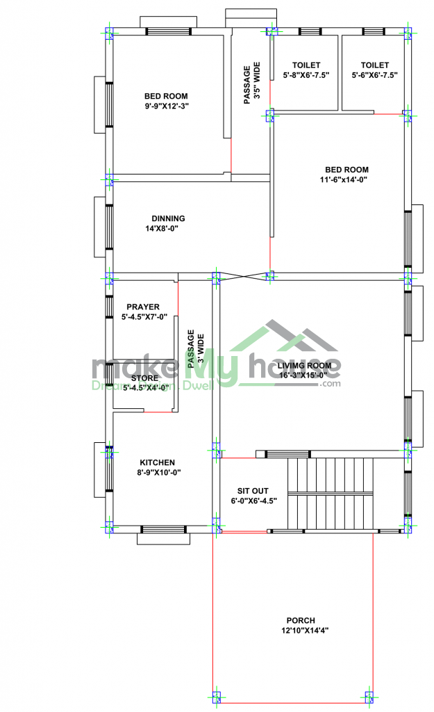 indian house building plan