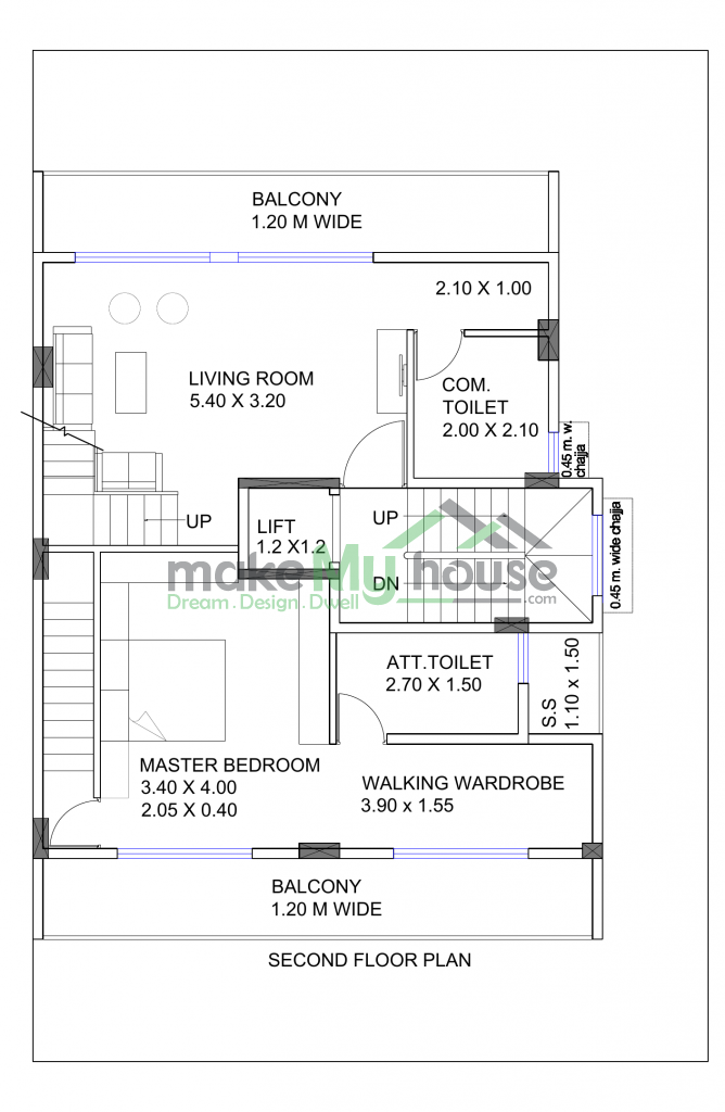 35x54 Floor Plan