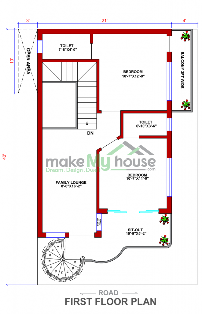 second floor house design