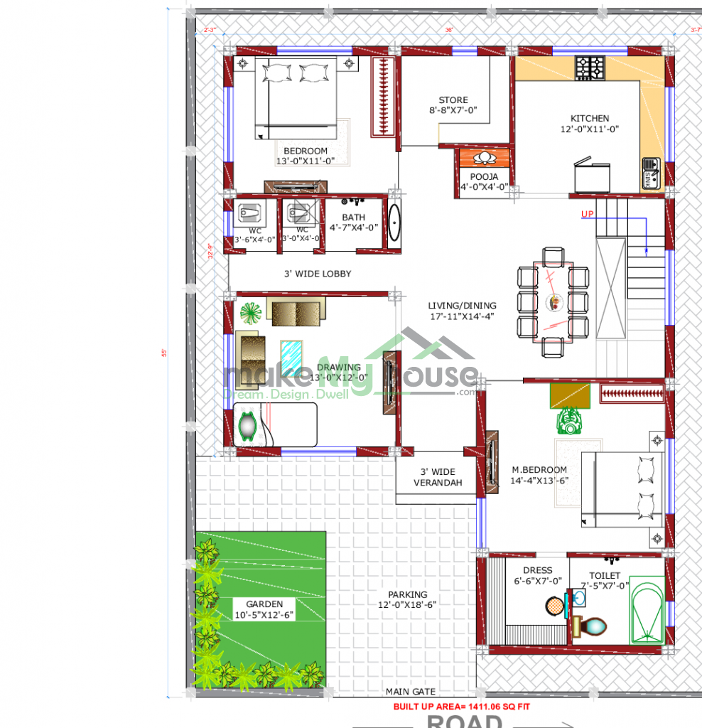 single house elevation 