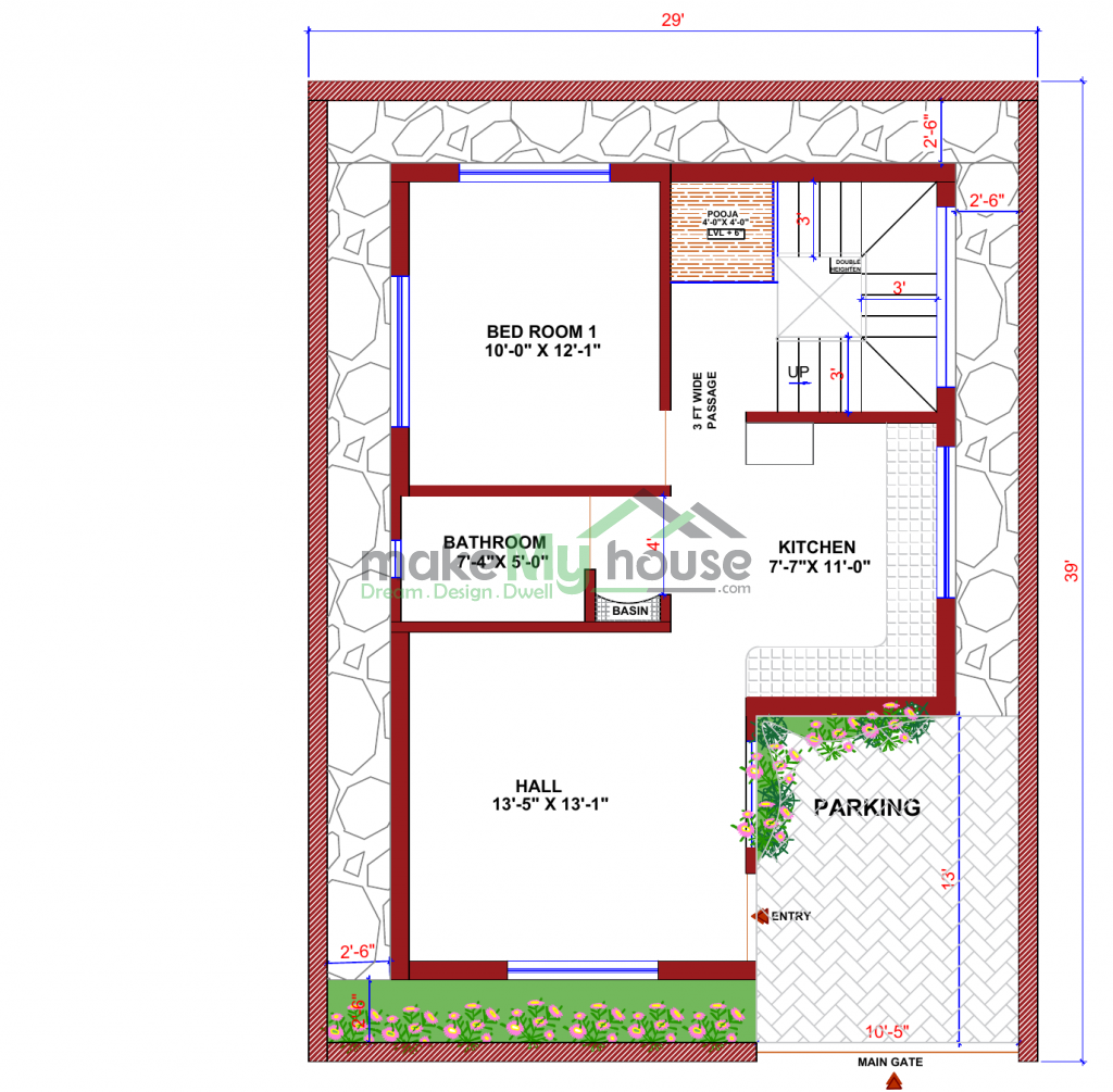 29x39 Floor Plan