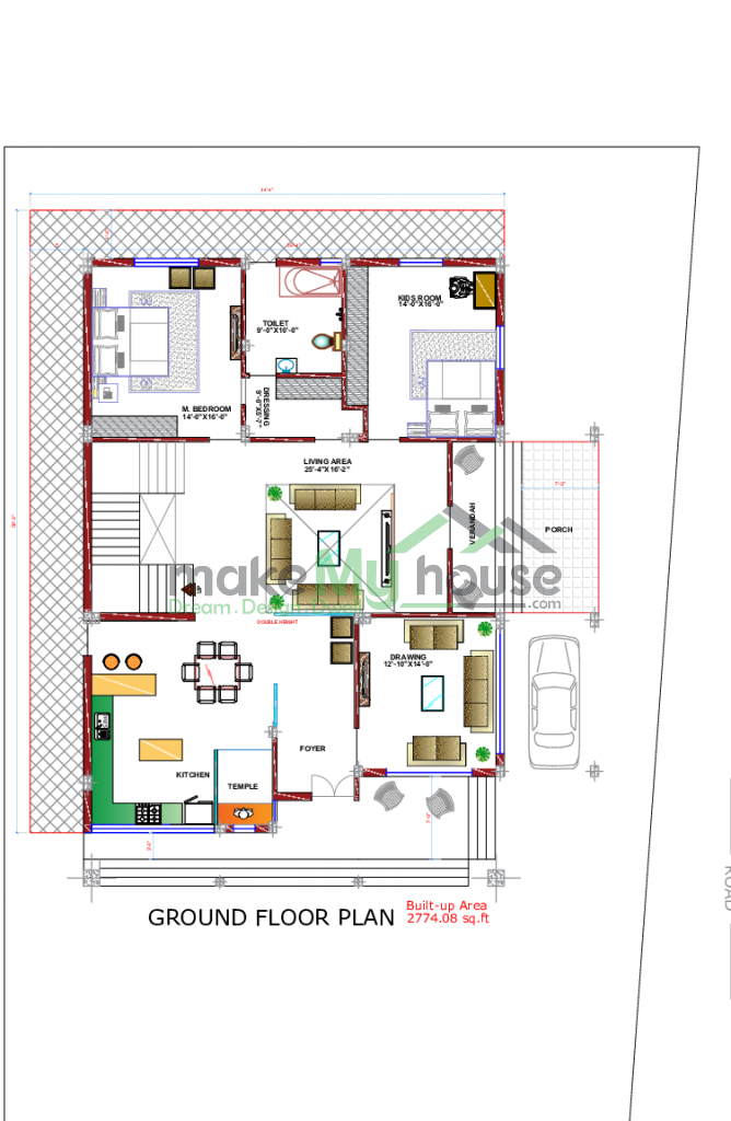 south east facing house floor plan