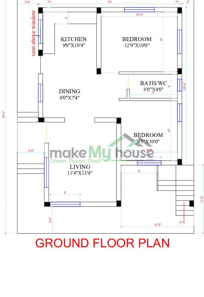 2D Elevation plan