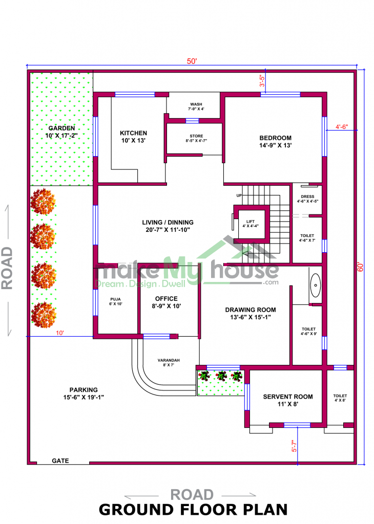 plan of 2 floor