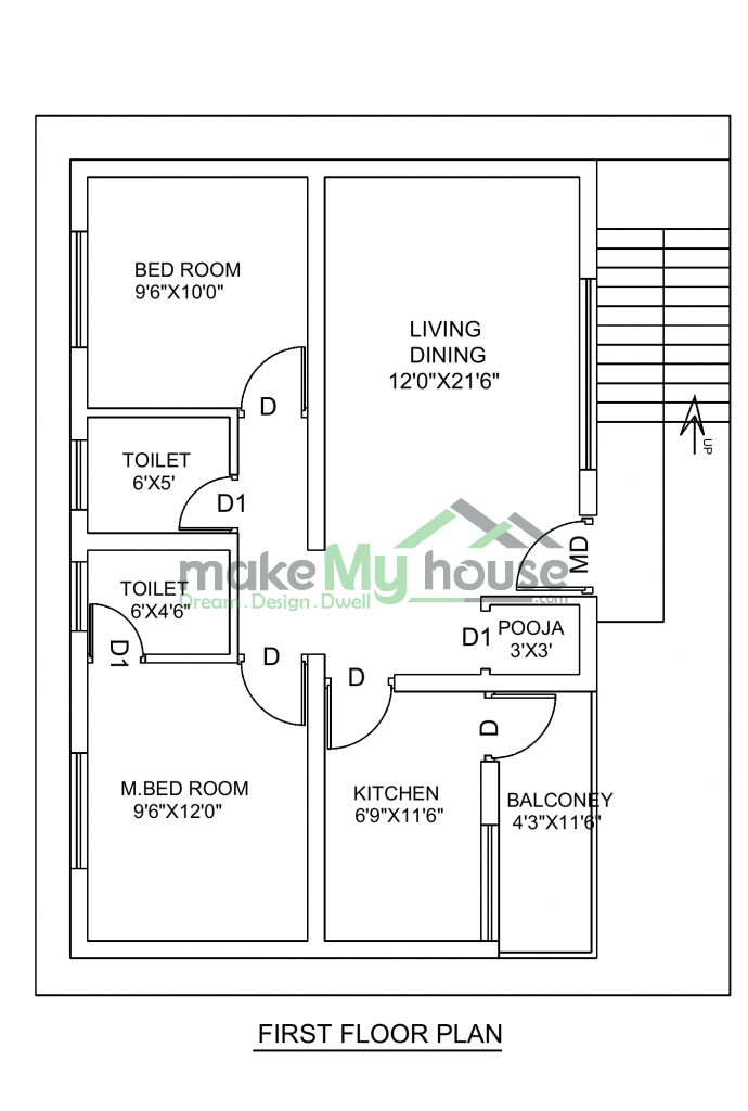 2 floor house plan