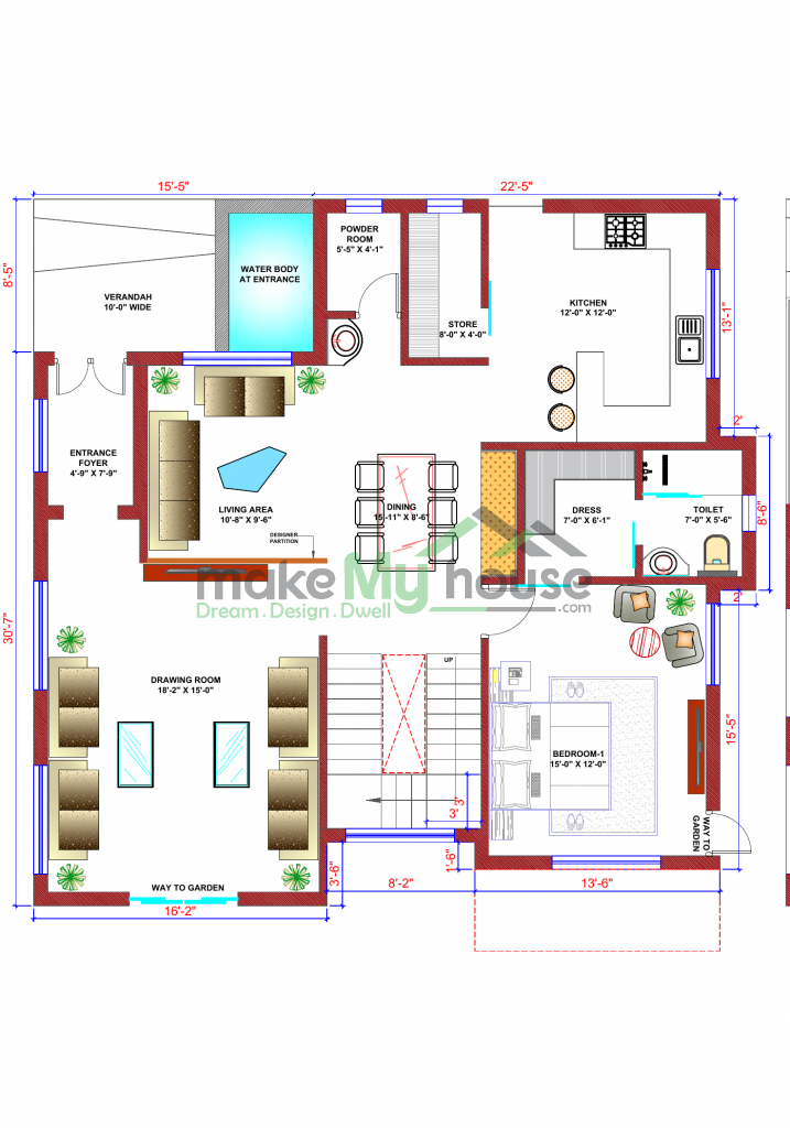 65x116 Floor Plan