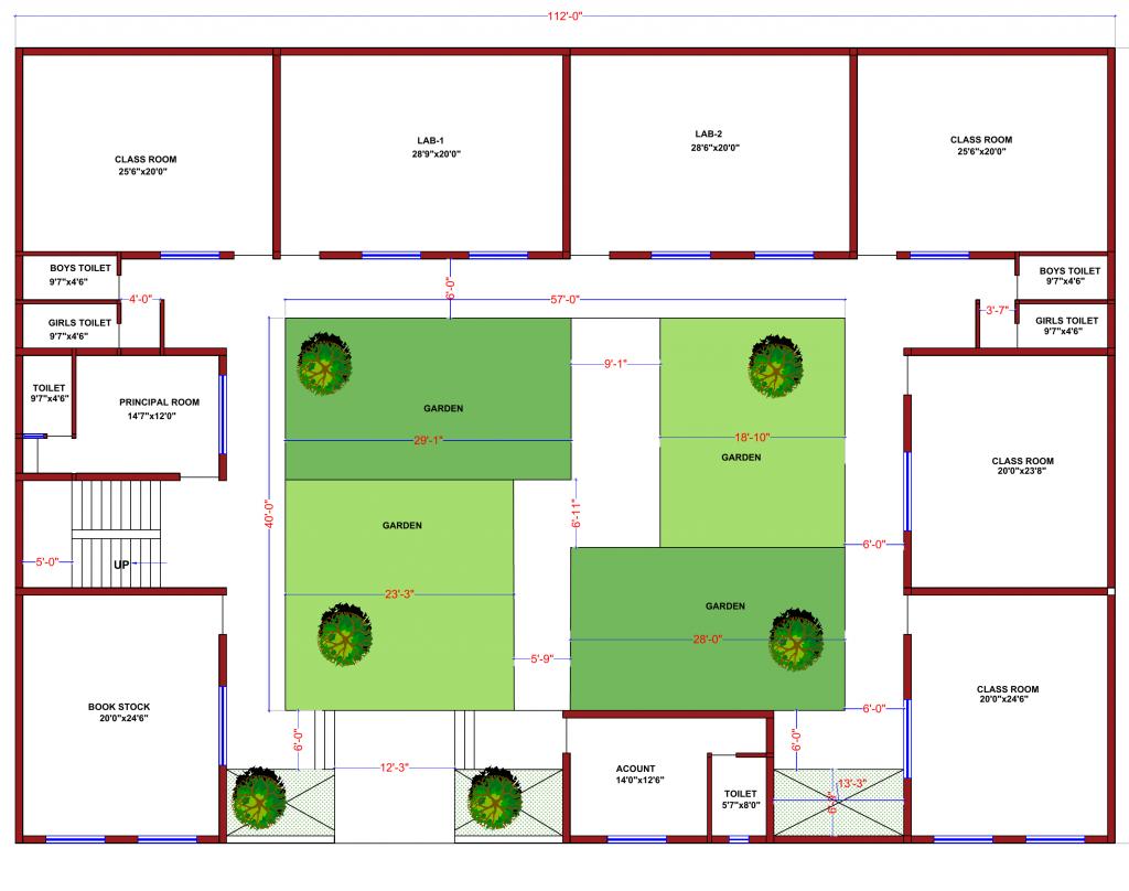 school floor plan