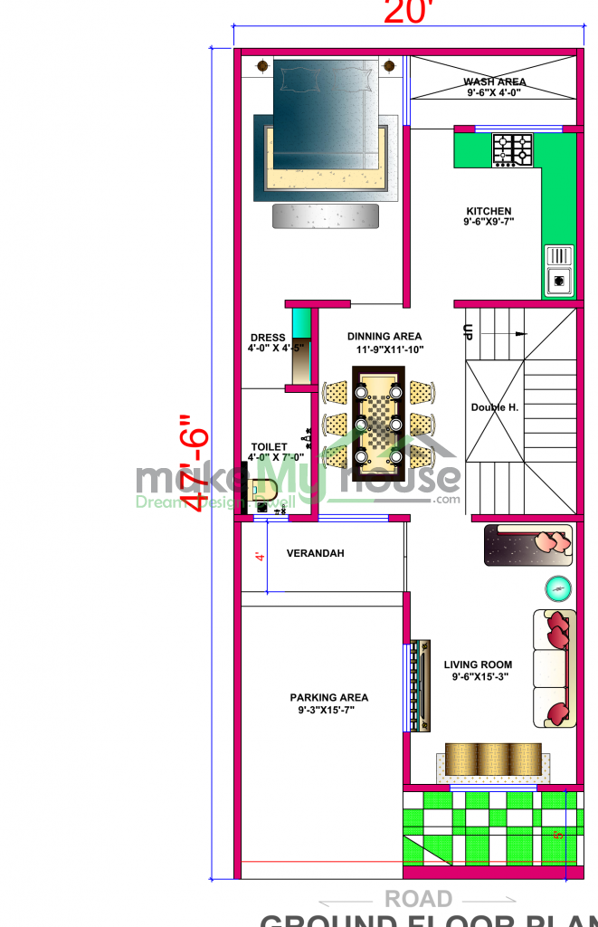 architecture drawing house plan