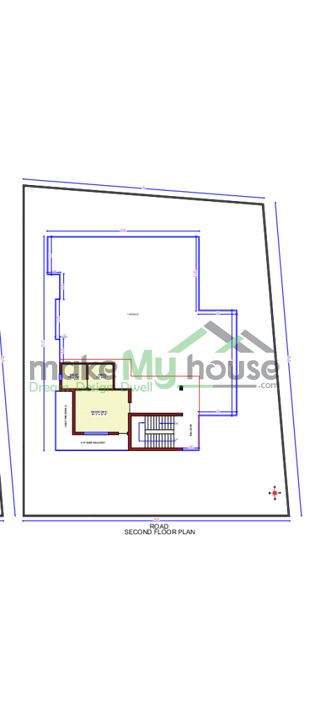 three storey house plan