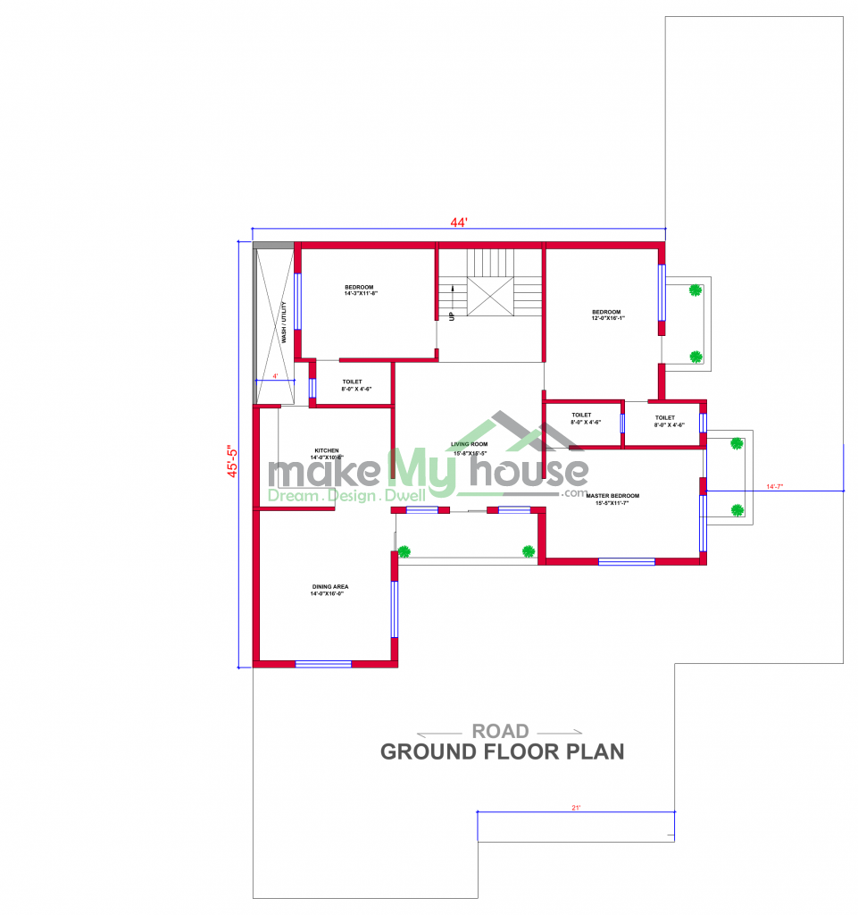 G+1 house design