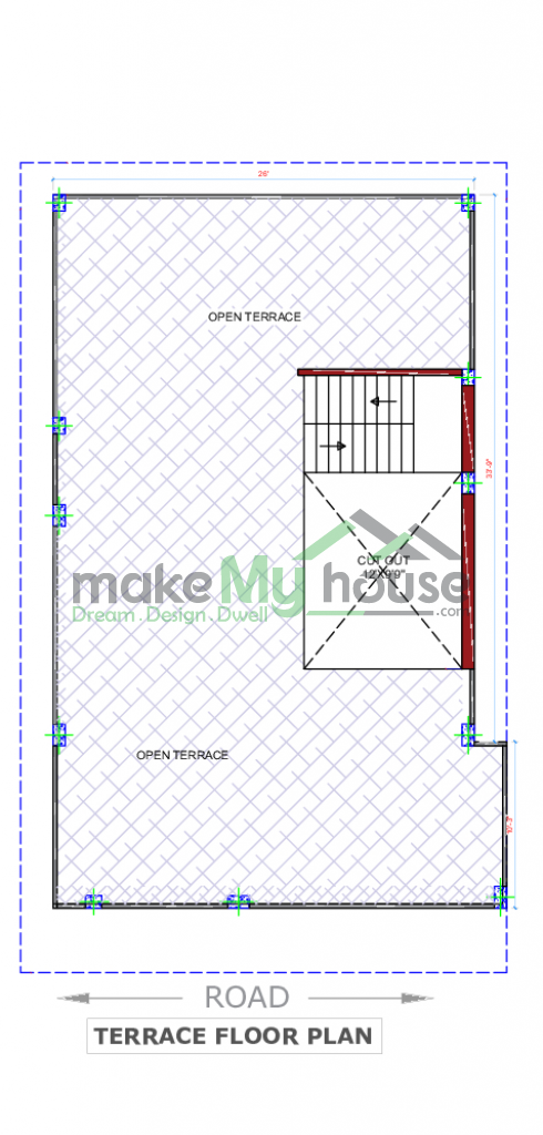 duplex residential floor plan