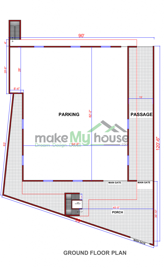 indian house plans elevation