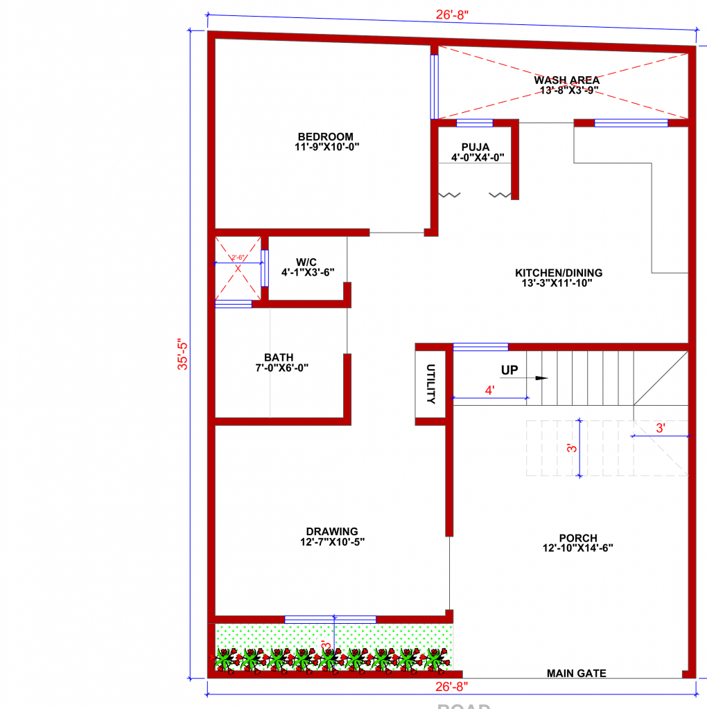 2 storey house layout plan