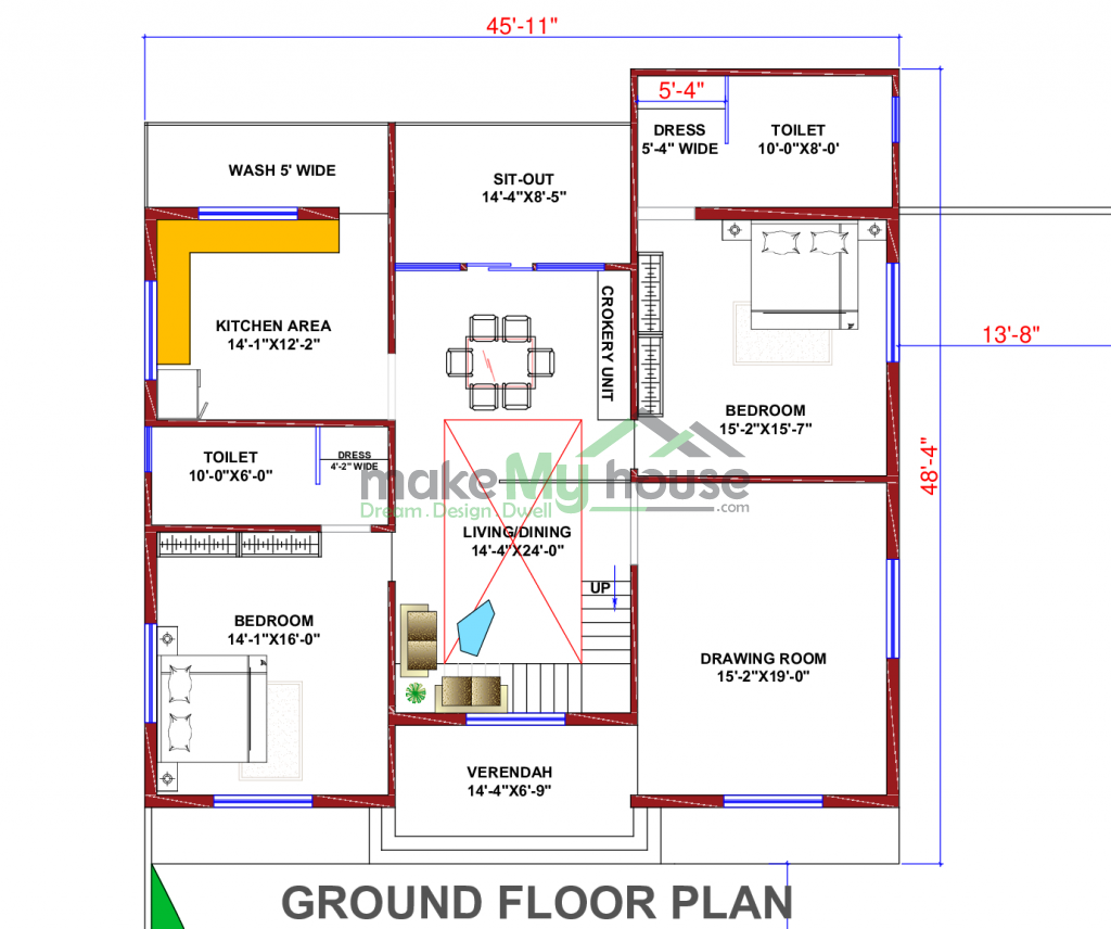 Duplex House Design