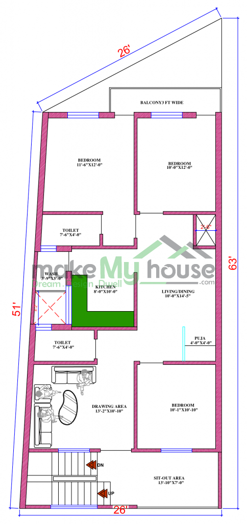 architecture drawing house plan