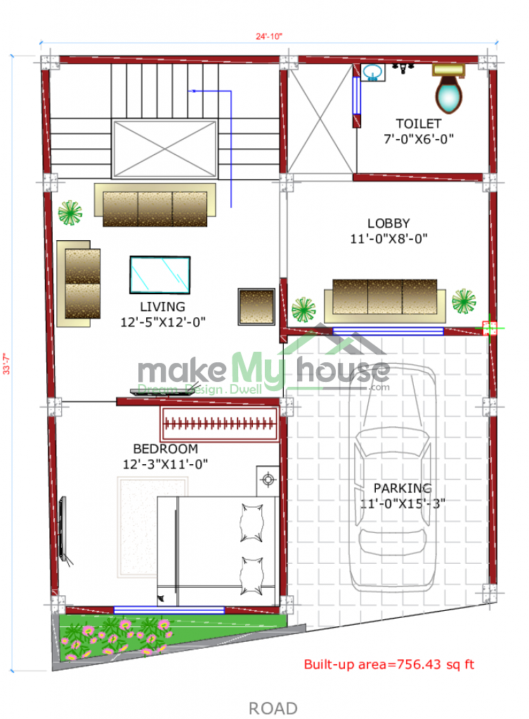 3D house elevation