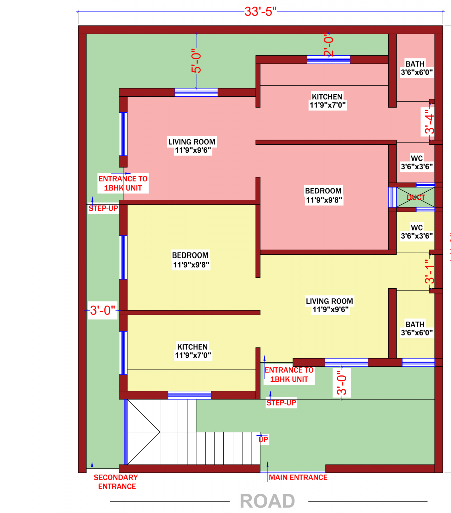 33x41 Floor Plan