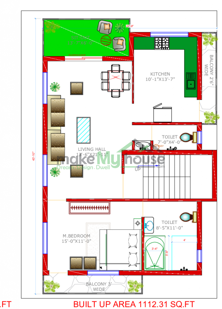 Three Floor House Design