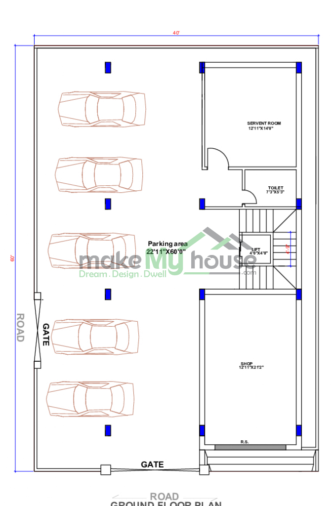 40x60 Floor Plan 