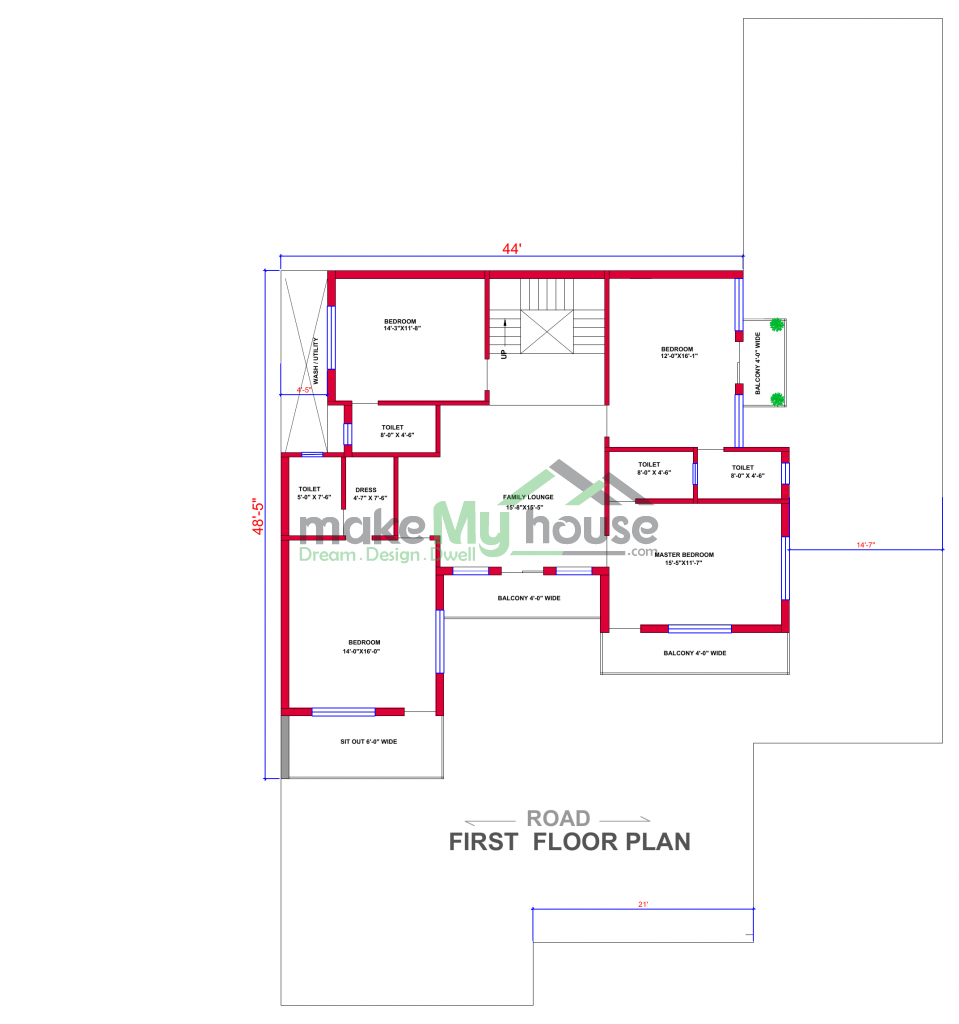 simple house floor plan