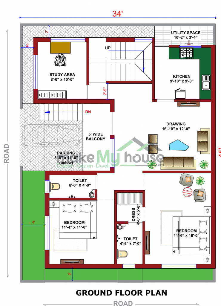 24x42 Floor Plan