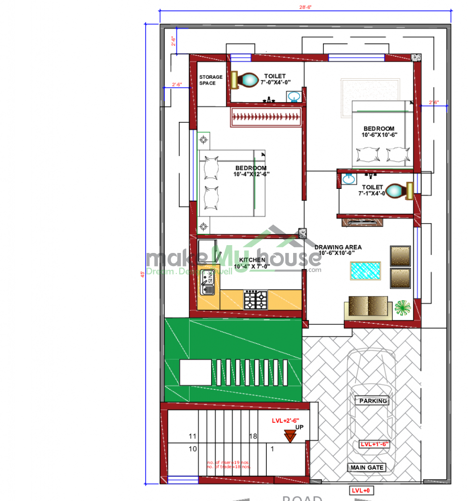 east facing house design