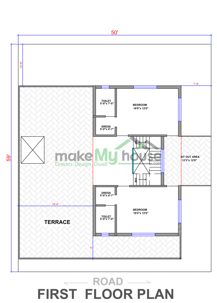 G+1 house design