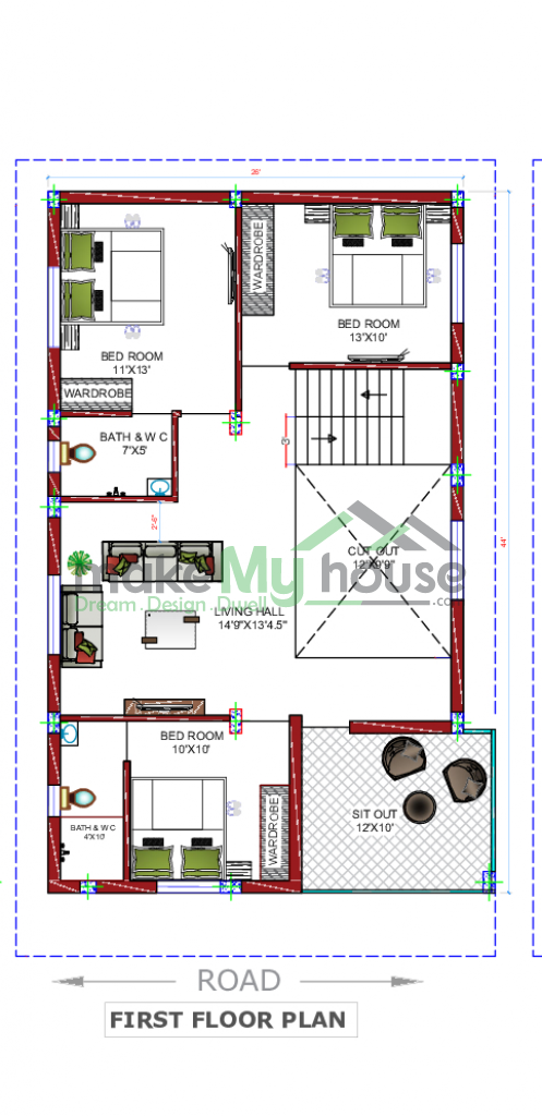 duplex house exterior design