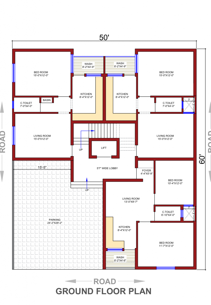 plan of indian house