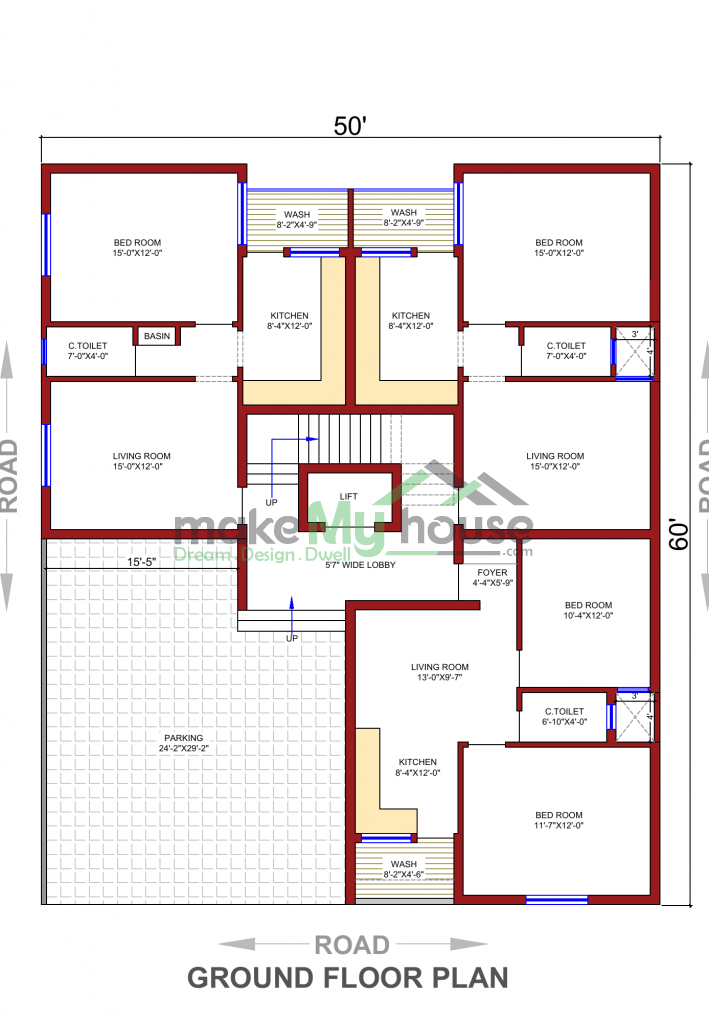 plan of indian house