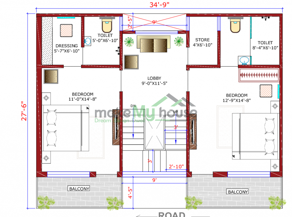 triplex house design