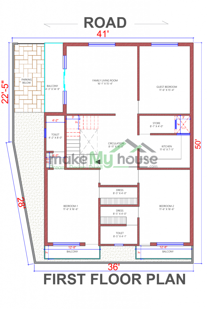 east facing house design