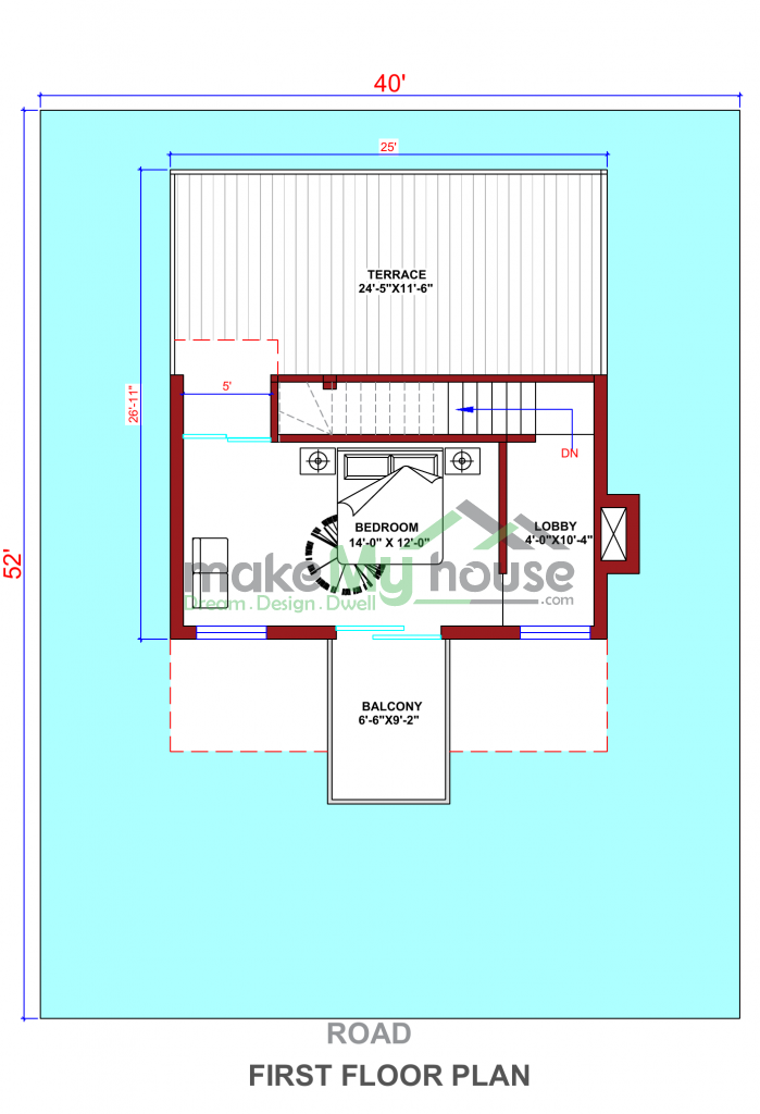 40X52 Floor Plan