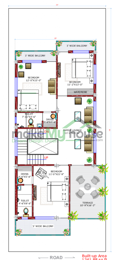 2 floor bungalow design