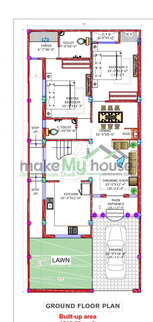 duplex house floor plan