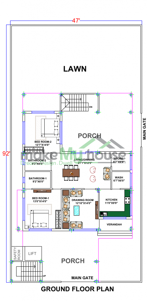 modern house plans india