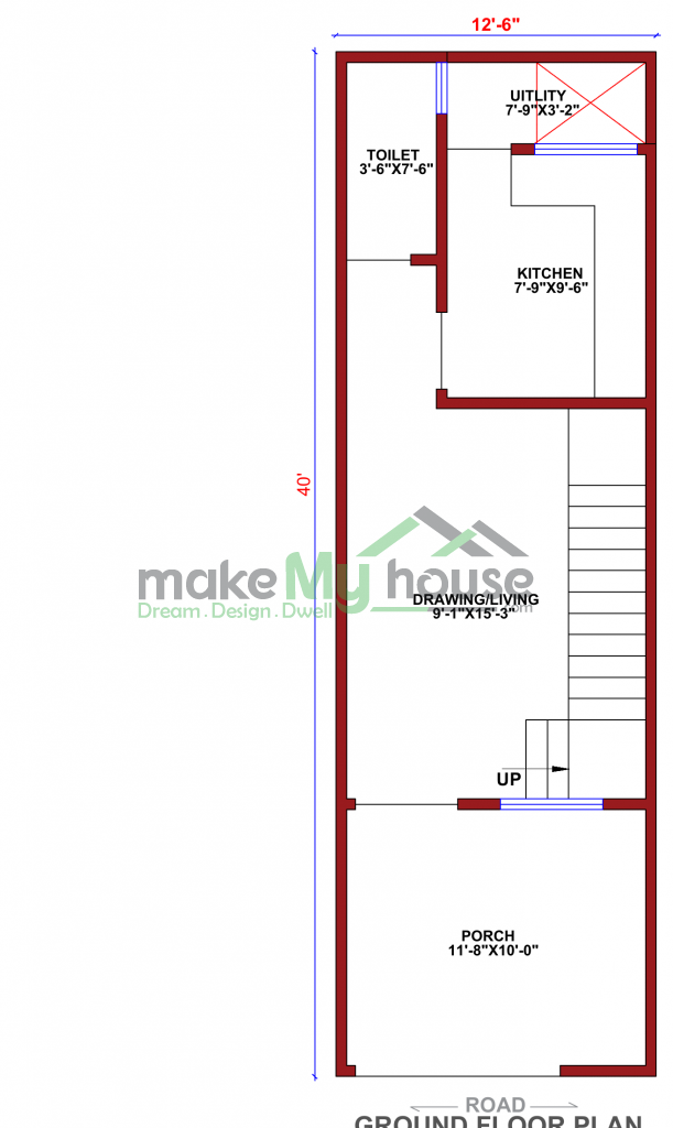 elevation design double floor