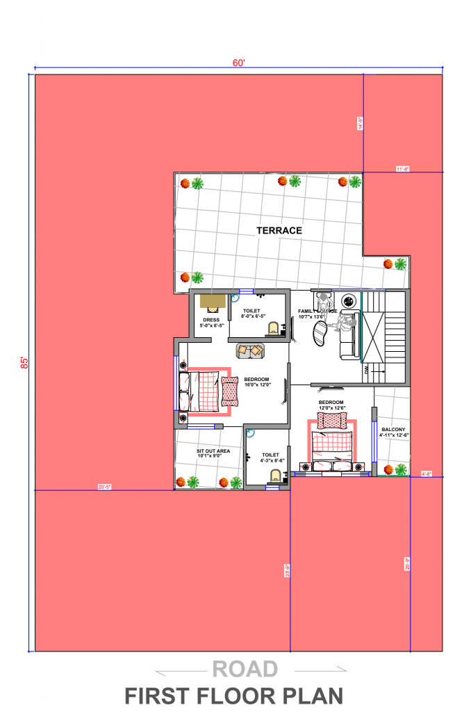 architecture drawing house plan