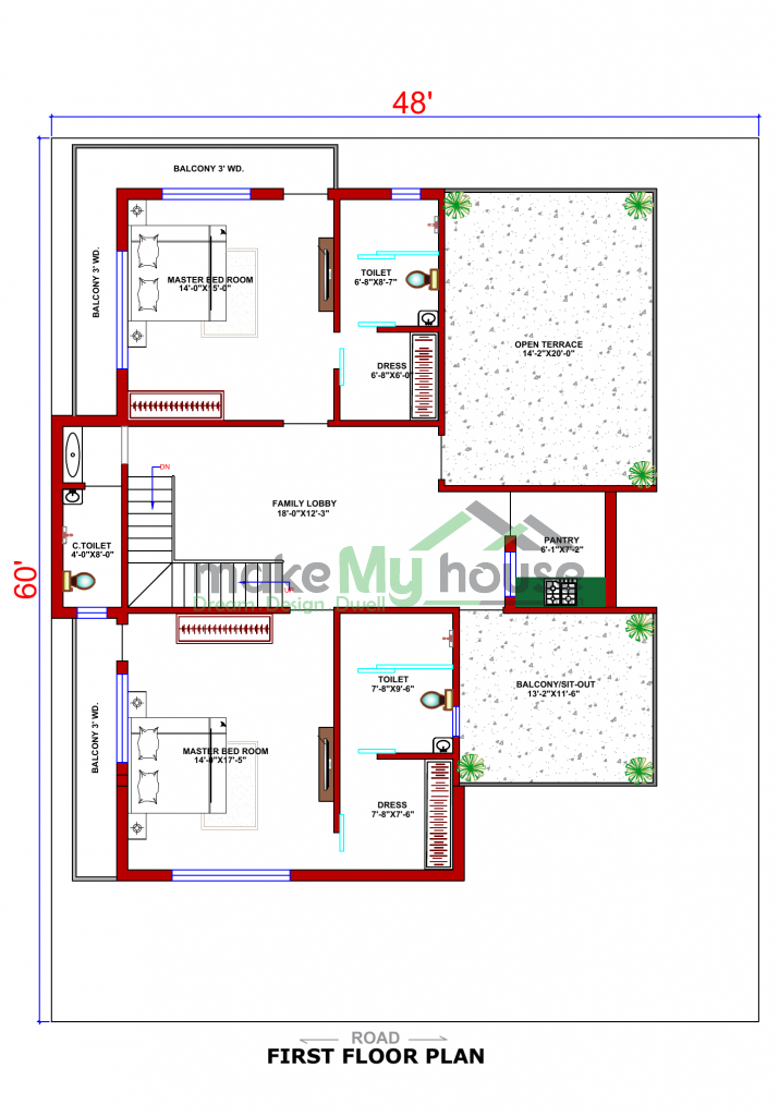 architecture drawing house plan