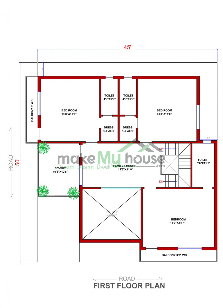 architecture drawing house plan