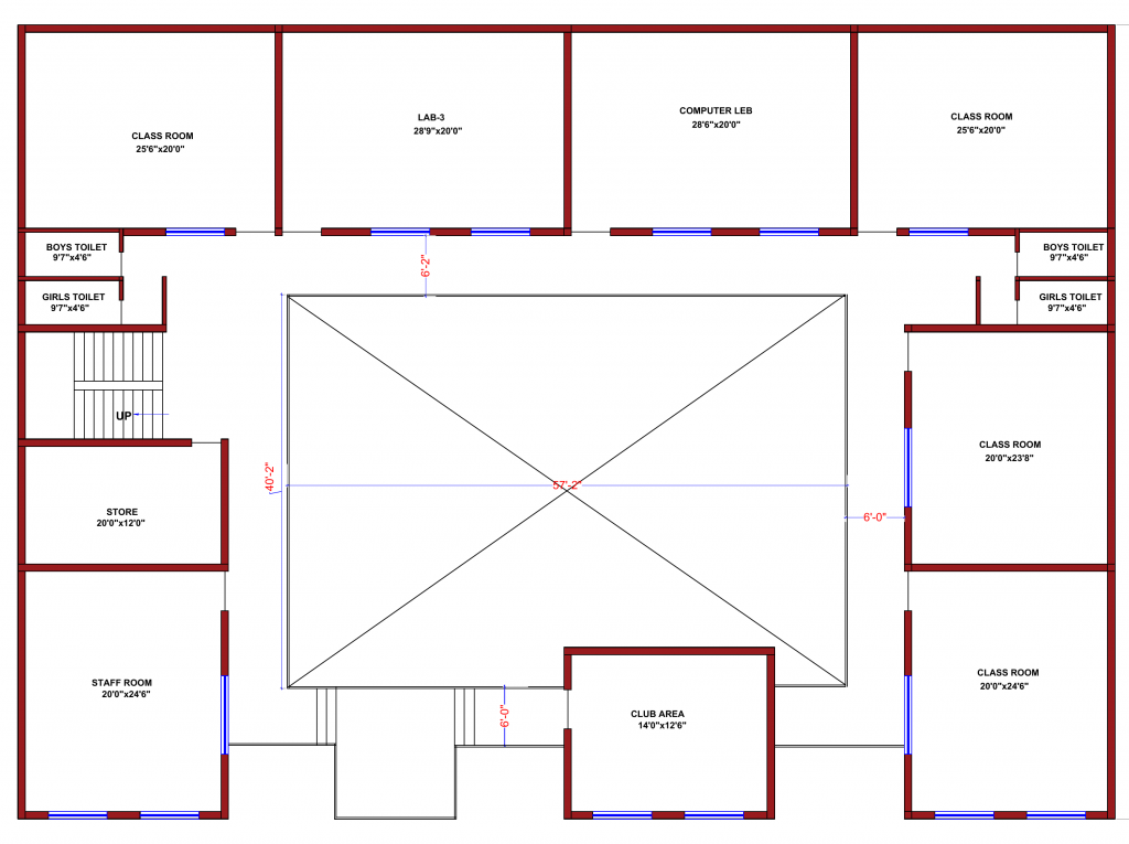 school floor plan