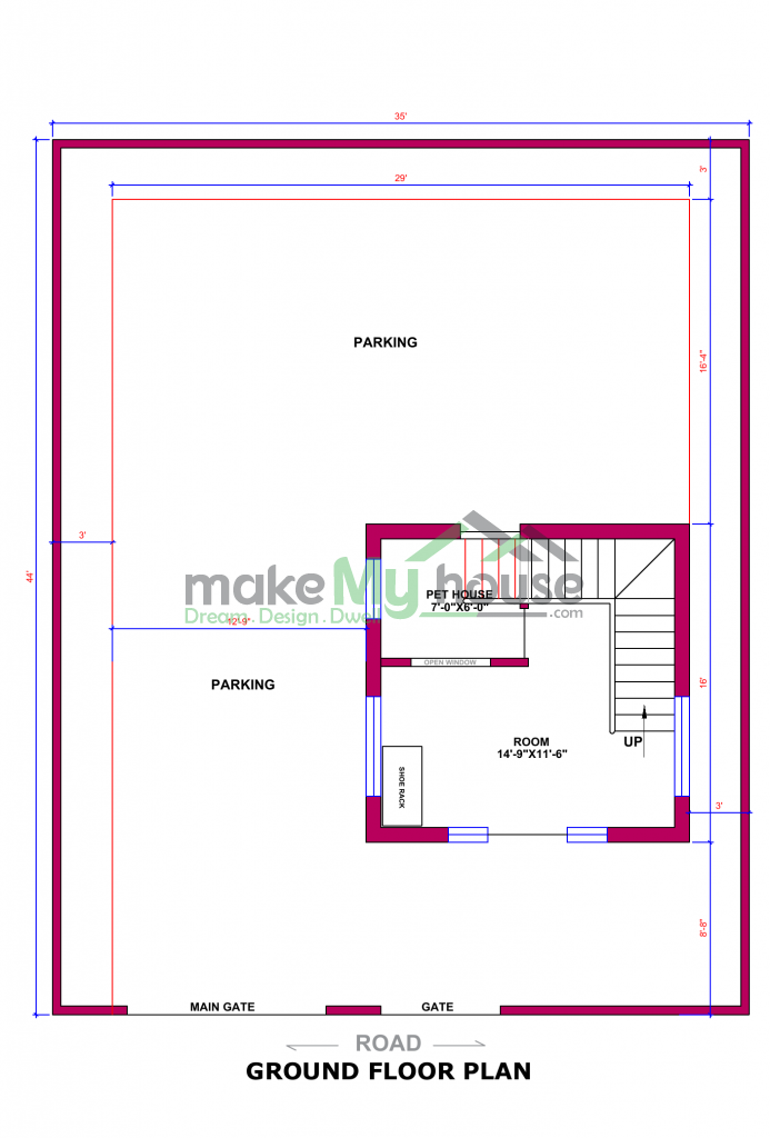 terrace floor plan designs 