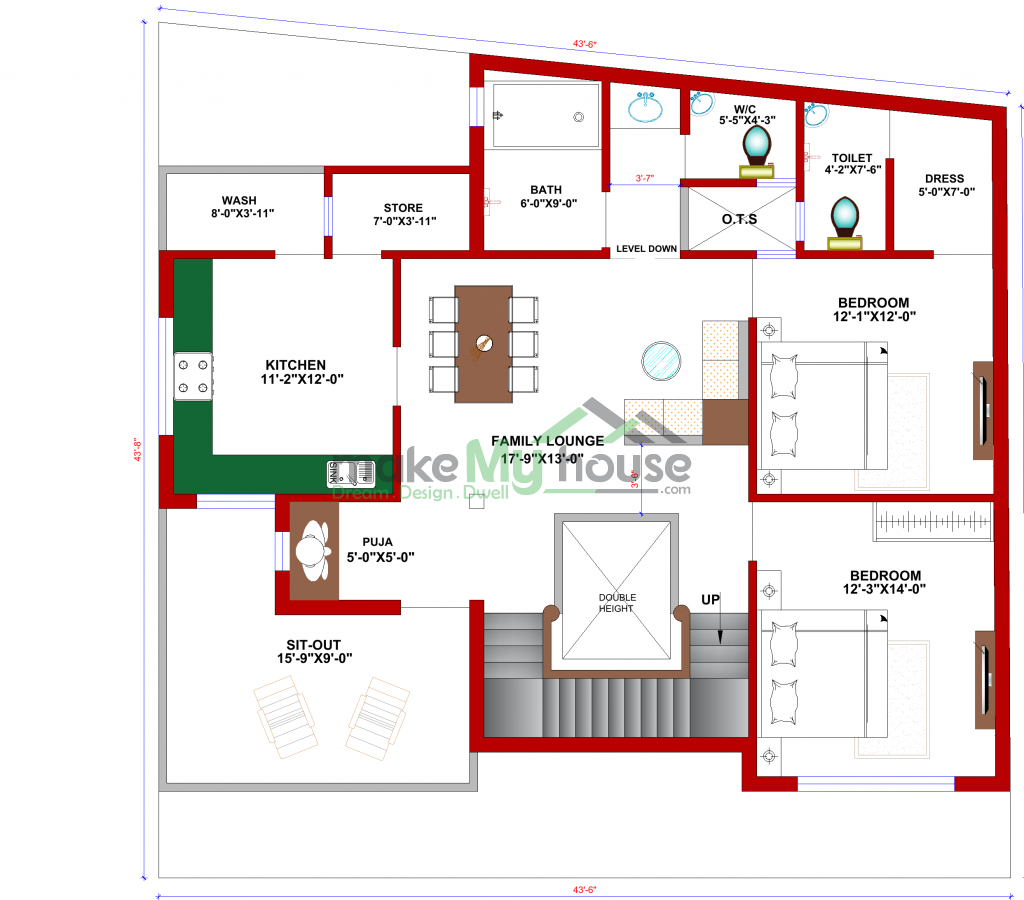 indian house plans duplex