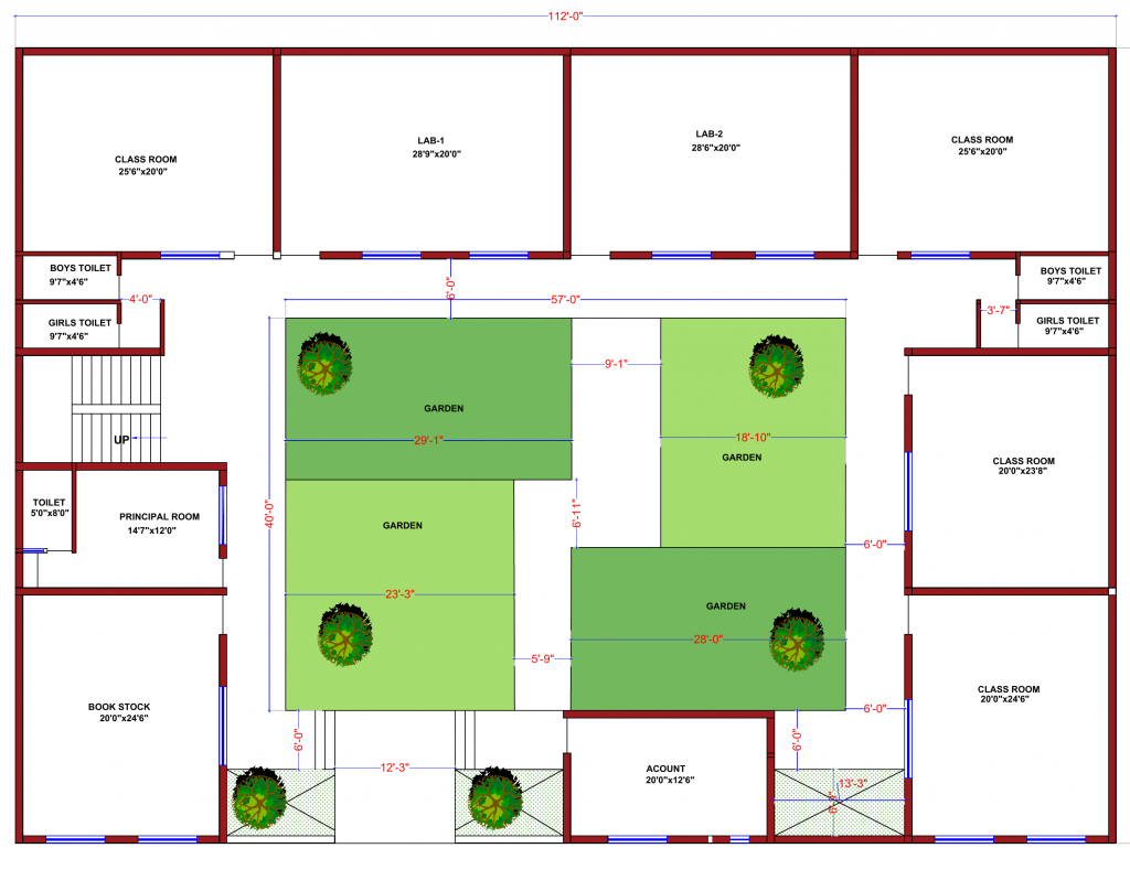 school floor plan